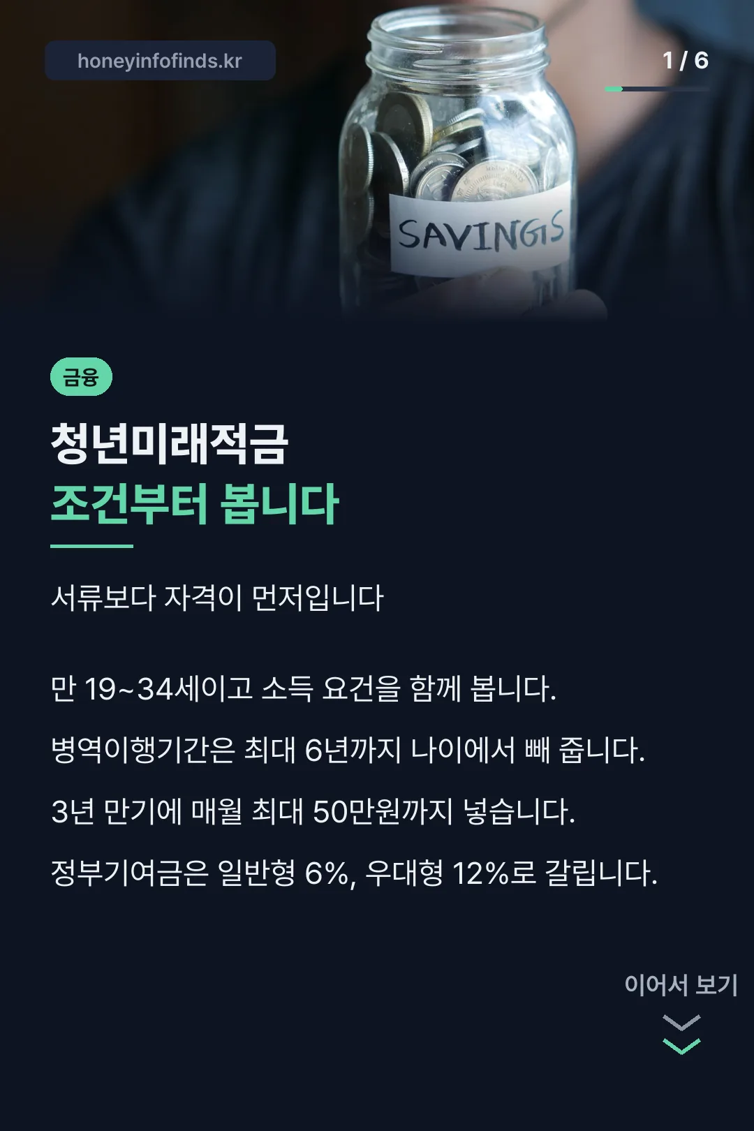 청년미래적금 조건 정리