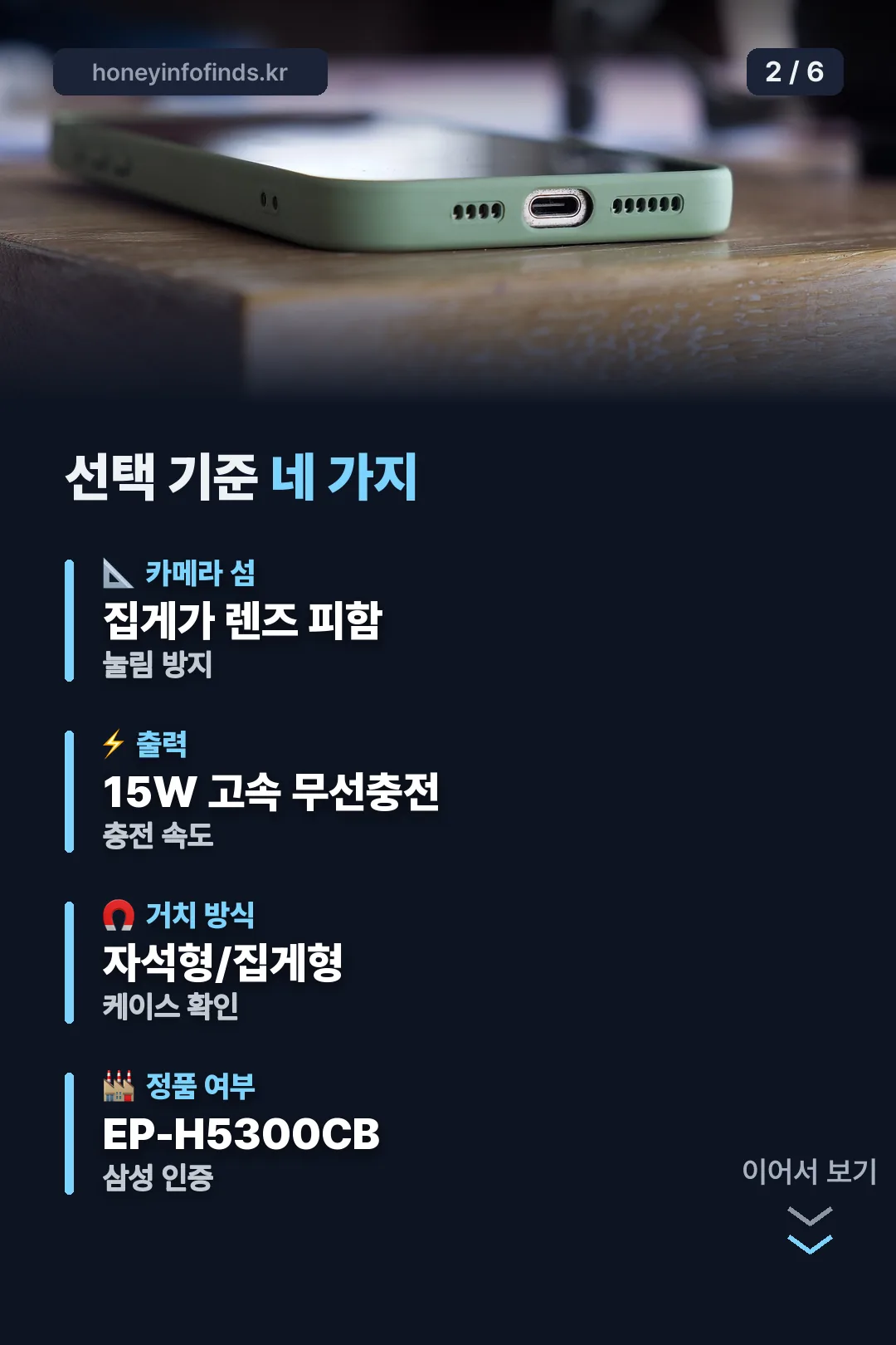선택 기준 네 가지