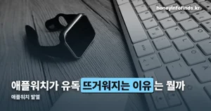 애플워치 발열, 충전기부터 소프트웨어까지 원인 정리